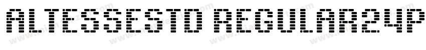 AltesseStd Regular24pt字体转换